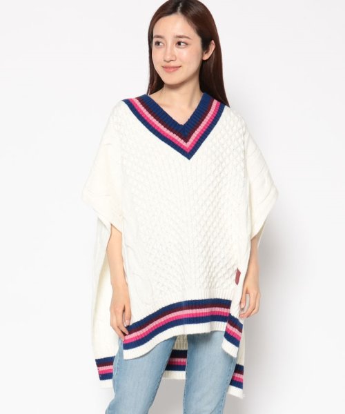 TOMMY HILFIGER(トミーヒルフィガー)/SPRING FRESH CAPE/ホワイト