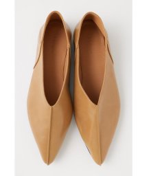 moussy(マウジー)/POINTED FLAT ミュール/BEG