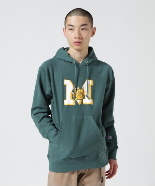 BEAVER(ビーバー)/Champion/チャンピオン REVERSE WEAVE HOODED SWEATSHIRT/グリーン