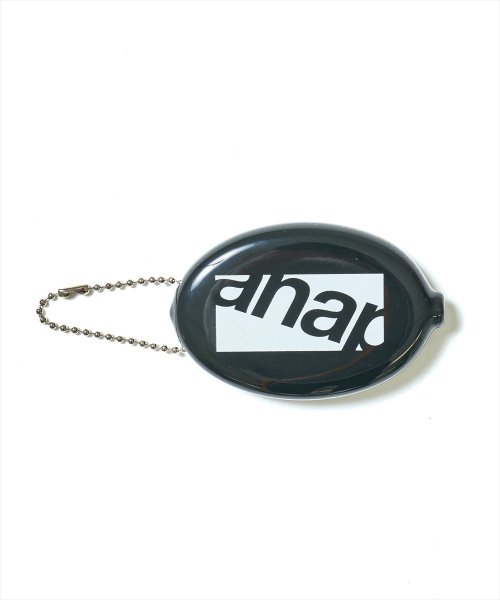 ANAP(アナップ)/anapロゴラバーコインケース/ブラック