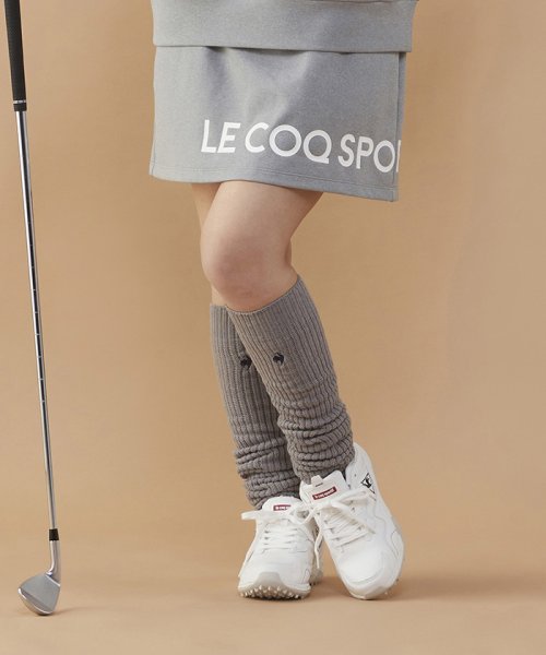 le coq sportif GOLF (ルコックスポルティフ（ゴルフ）)/ラテカラーロゴスカート (吸汗/ストレッチ/UV CUT(UPF50+)【アウトレット】/グレー