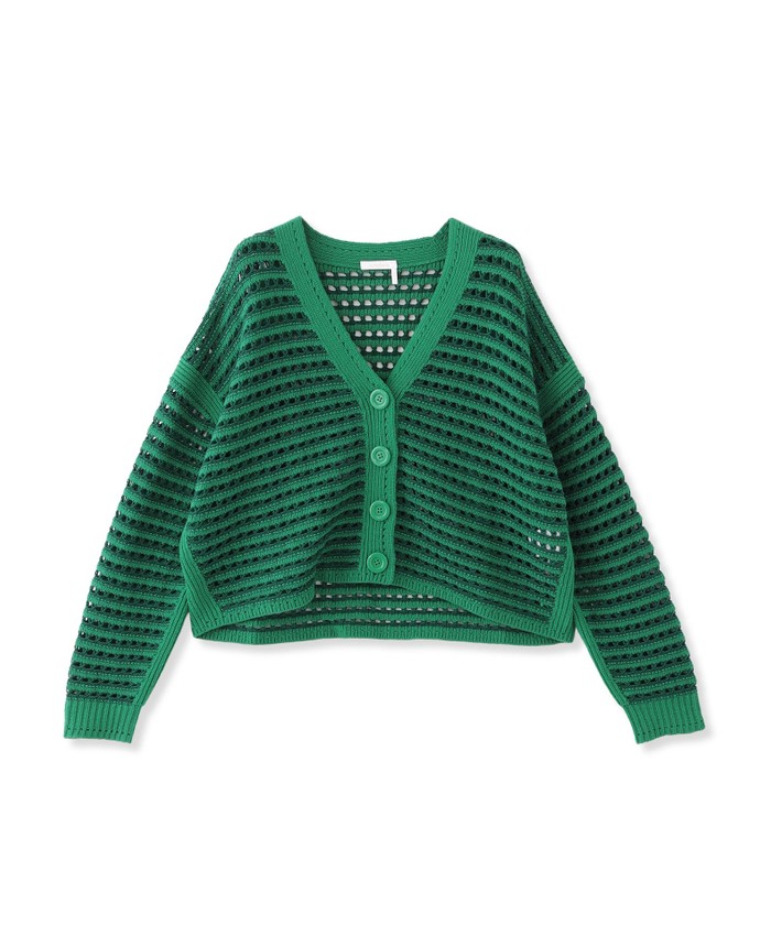 SEE BY CHLOE】チャンキークロシェッニットカーディガン