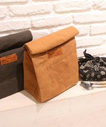 CANAL JEAN(キャナルジーン)/DULTON(ダルトン)"WAX CANVAS LUNCH BAG"ランチバッグ/キャメル