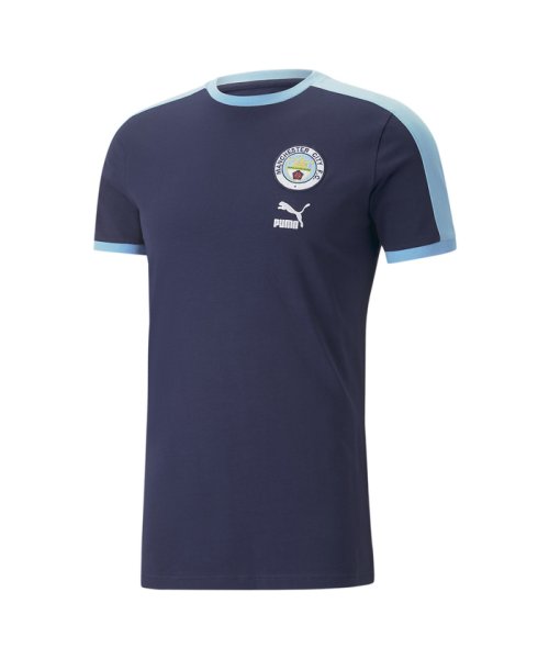 PUMA(PUMA)/メンズ マンチェスター シティー FC フットボールヘリテージ 半袖 Tシャツ/PUMANAVY-TEAMLIGHTBLUE
