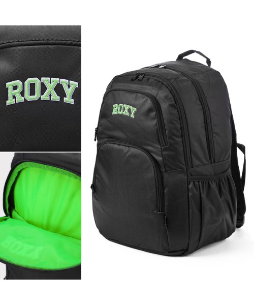 ROXY(ROXY)/ROXY ロキシー リュック リュックサック 30L レディース 大容量 通学 女子 女の子 中学生 高校生 A4 B4 RBG231301/ブラック