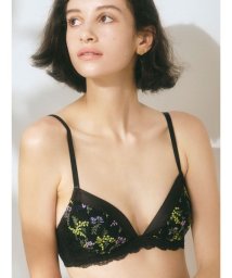 LILY BROWN Lingerie(LILY BROWN Lingerie)/【LILY BROWN Lingerie】ミモザ エンブロイダリーレース エフォートレシー ブラ(A－H)/BLK