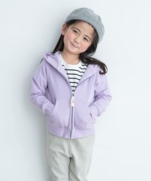 URBAN RESEARCH DOORS（Kids）(アーバンリサーチドアーズ（キッズ）)/裏毛ジップパーカー(KIDS)/PURPLE