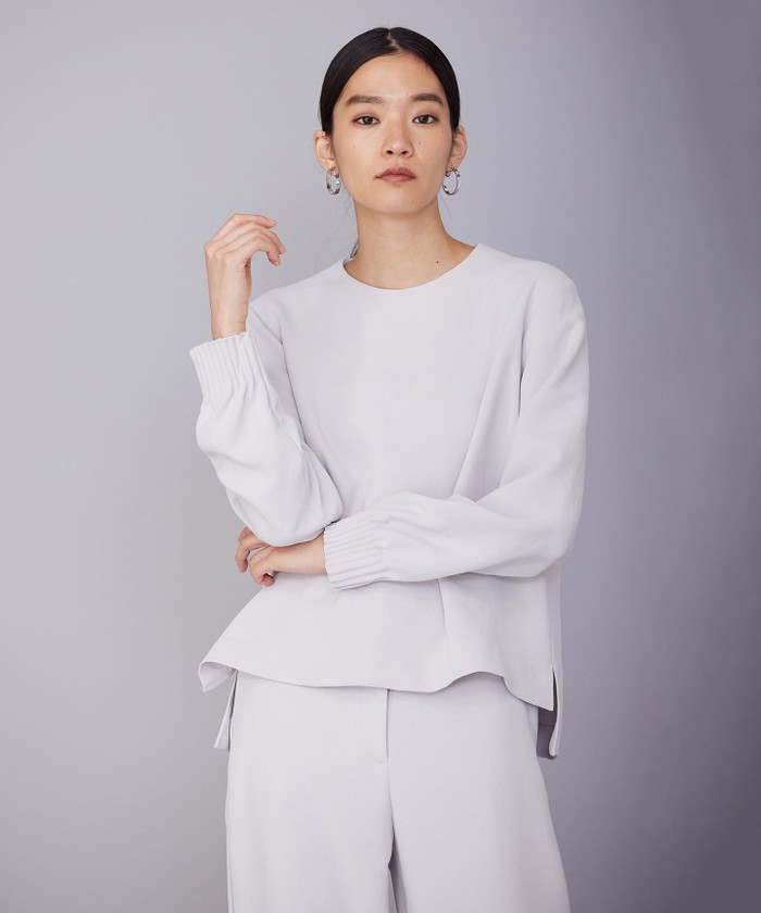 セール】【洗える】 ダブルクロスクレープ ブラウス(505194939) | アイ