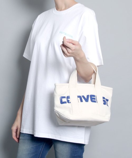MAISON mou(メゾンムー)/【CONVERSE/コンバース】canvasS tote/キャンバスSトートバッグ/アイボリー