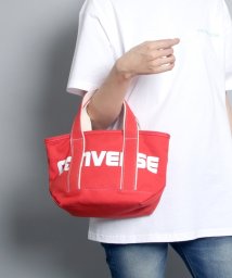 MAISON mou(メゾンムー)/【CONVERSE/コンバース】canvasS tote/キャンバスSトートバッグ/レッド