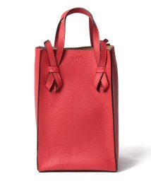 The MICHIE(The MICHIE)/2way Small Lunch Bag in Leather/RED