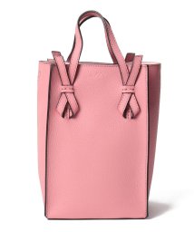 The MICHIE(The MICHIE)/2way Small Lunch Bag in Leather/PINK
