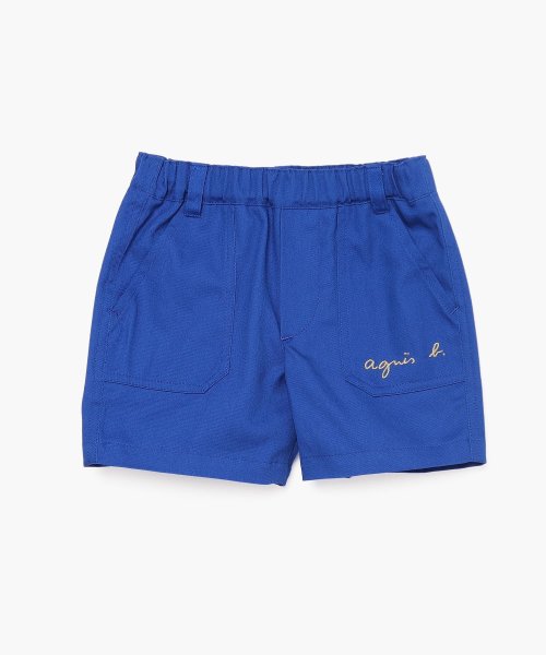 agnes b. BABY OUTLET(アニエスベー　ベビー　アウトレット)/【Outlet】US48 L SHORT ベビー ショートパンツ/ブルー系