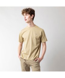 LACOSTE Mens(ラコステ　メンズ)/アウトラインクロッククルーネック半袖Tシャツ/ベージュ