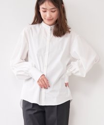 MICA&DEAL(マイカアンドディール)/big puff sleeve shirt/OFF WHITE
