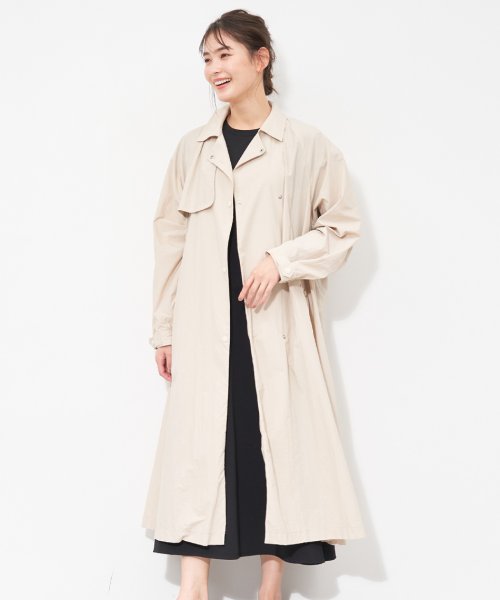 MICA&DEAL(マイカアンドディール)/light trench coat/L/BEIGE