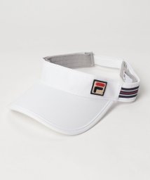 FILA（ZETT Ladies）(フィラ（ゼット　レディース）)/【テニス】サンバイザー ボタン付 スポーツウェア レディース/ホワイト