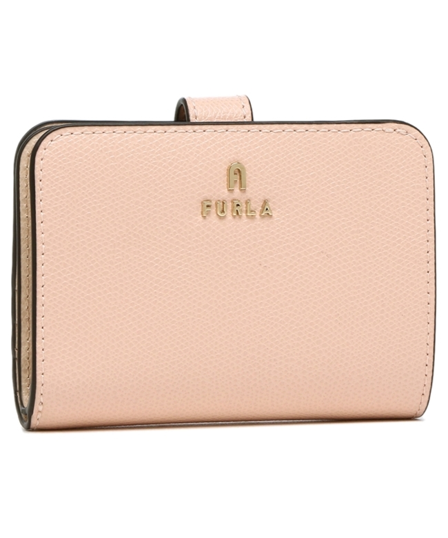 FURLA フルラ 二つ折り財布 ピンクベージュ - 長財布