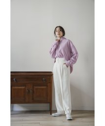 Emma Taylor/パール釦オーバーシルエットシャツ/505194666
