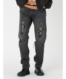 Levi's/501(R)'54 ブラック DESTRUCTED/505195133