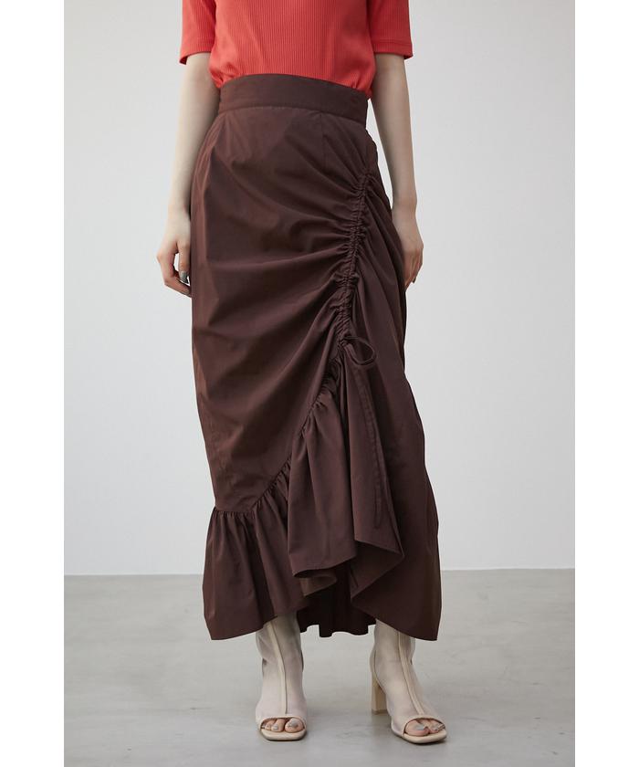 セール】ASYMMETRY FRILL GATHER SKIRT(505195173) | アズール