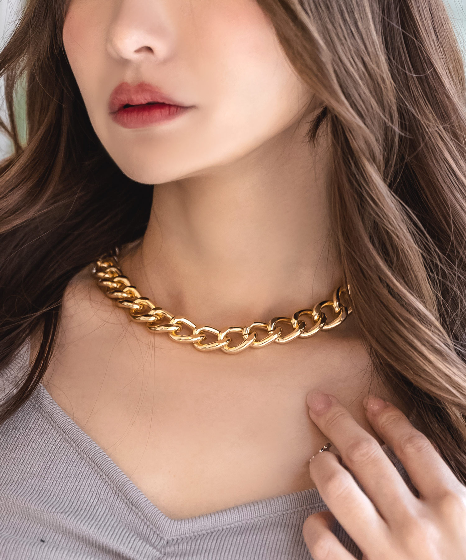 ボリュームチェーンネックレス | madegem.com.br