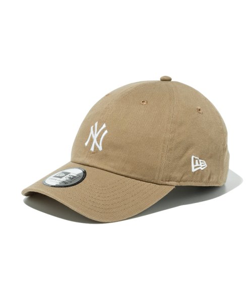 NEW ERA(ニューエラ)/ニューエラ キャップ メンズ レディース ミッドロゴ アジャスタブル ニューヨーク・ヤンキース MLBカジュアルクラシック 帽子 NEW ERA/カーキ