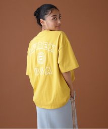 AVIREX(AVIREX)/VARSITY LOGO T－SHIRT/ バーシティーロゴティーシャツ/マスタード3