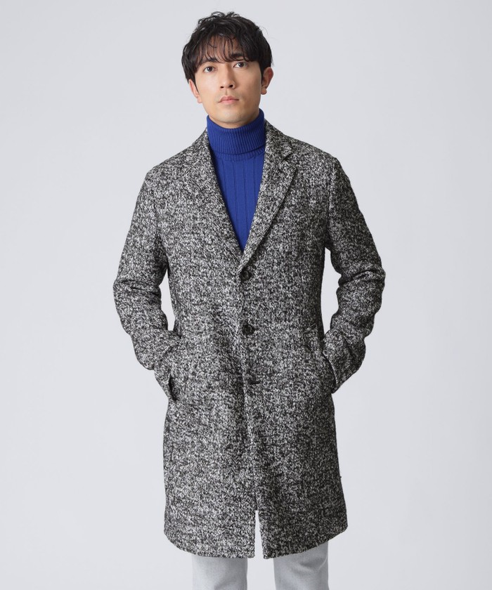 格安undercover 14AW バイカラーチェスターコート2 アンダーカバー