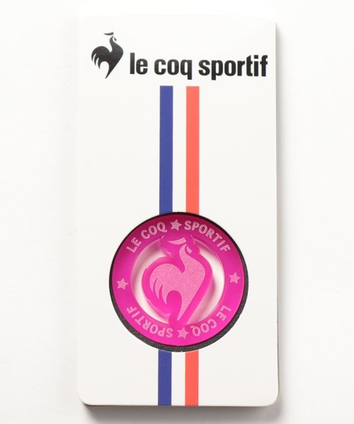 le coq sportif GOLF (ルコックスポルティフ（ゴルフ）)/マーカーコインマーカー/ピンク