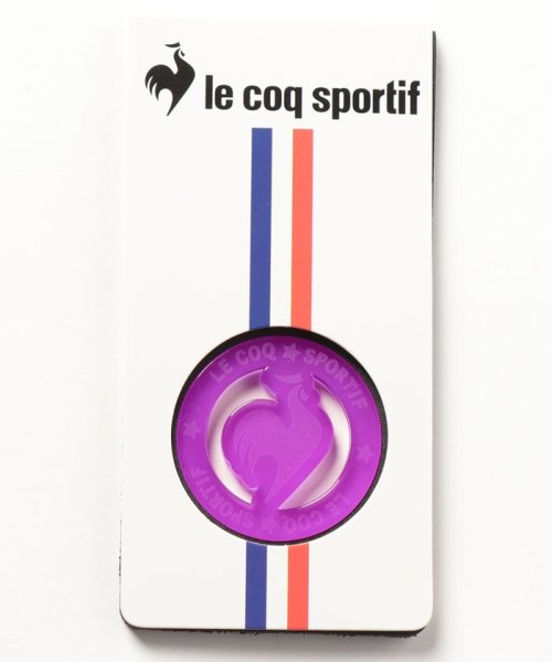 le coq sportif GOLF (ルコックスポルティフ（ゴルフ）)/マーカーコインマーカー/パープル