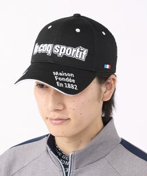 le coq sportif GOLF (ルコックスポルティフ（ゴルフ）)/定番ロゴキャップ (UVケア(UPF50)/ブラック
