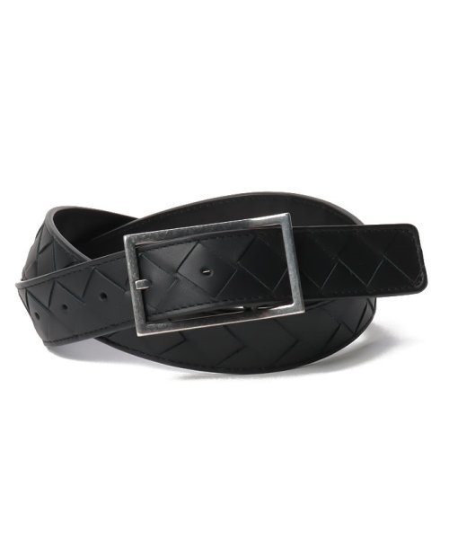 メンズ】【BOTTEGA VENETA】ボッテガヴェネタ イントレチャートベルト 