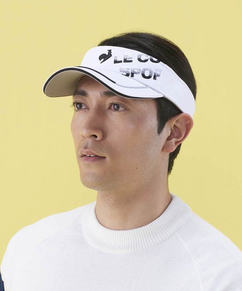 le coq sportif GOLF (ルコックスポルティフ（ゴルフ）)/【WEB限定】定番バイザー/ホワイト