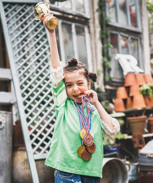 ビンテージ度詰め天竺 袖フリフリ Tシャツ(505187825)｜阪急百貨店公式  