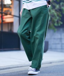 coen(coen)/2タックチノパンツ（セットアップ可能）/DK.GREEN