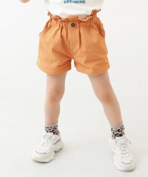 devirock(デビロック)/ウエストフリルカラー ショートパンツ 子供服 キッズ 女の子 ボトムス ハーフパンツ ショートパンツ /オレンジ
