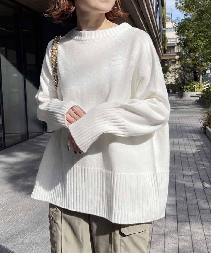≪WEB限定追加≫バルキーヤーン ロングリブプルオーバー