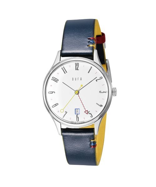 DUFA(ドゥッファ)/DUFA(ドゥッファ) バウハウス100year DF－9006－0C ユニセックス ホワイト クォーツ 腕時計/ホワイト