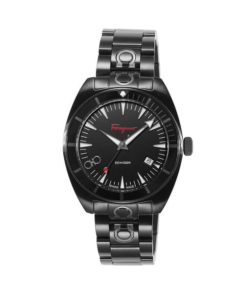FERRAGAMO(フェラガモ)/Ferragamo(フェラガモ) EXPERIENCE SFMG00721 メンズ ブラック クォーツ 腕時計/ブラック