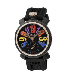 GaGa MILANO/GaGaMILAN(ガガミラノ) MANUALE48MM 6061.01S メンズ ブラック 手巻キ 腕時計/505198005