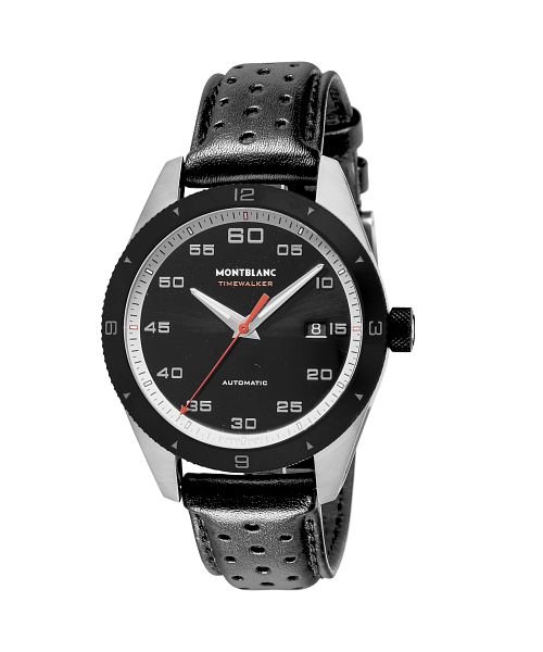 MONTBLANC(モンブラン)/Montblanc(モンブラン) TIMEWALKER  メンズ ブラック 自動巻 腕時計/ブラック