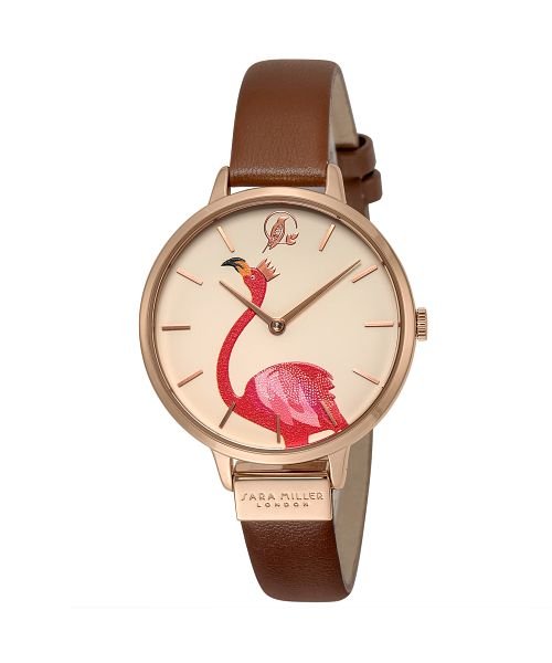 SaraMiller(サラミラー)/SaraMiller(サラミラー) ピカデリーコレクション SA2078 レディース ピンク クォ－ツ 腕時計/ピンク