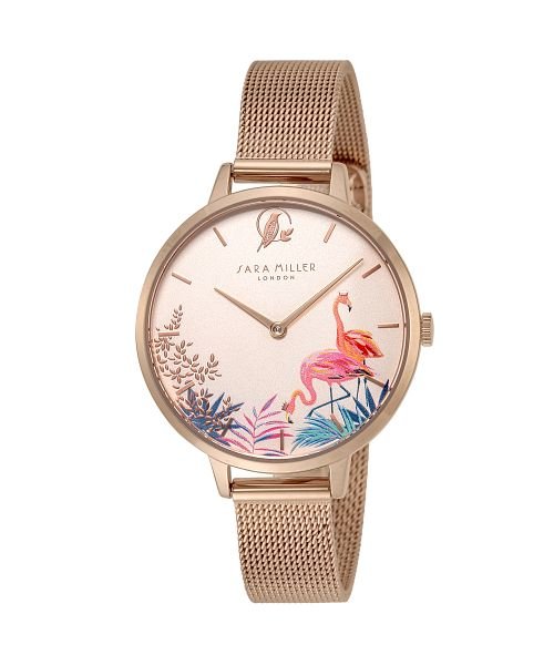 SaraMiller(サラミラー)/SaraMiller(サラミラー) ピカデリーコレクション SA4054 レディース ピンク クォ－ツ 腕時計/ピンク