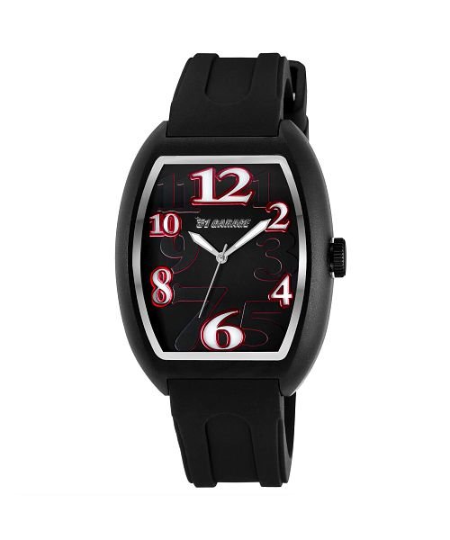 SONNE(ゾンネ)/SONNE(ゾンネ) H020 H020BK－RD メンズ ブラック クォーツ 腕時計/ブラック