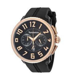 Tendence/TENDENCE(テンデンス) ガリバーラウンドクロノ TG046012R メンズ ブラック クォーツ 腕時計/505198733
