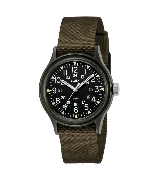 TIMEXS(タイメックス)/TIMEX(タイメックス) オリジナルキャンパー36mm TW2P88400 ユニセックス ブラック クォーツ 腕時計/ブラック