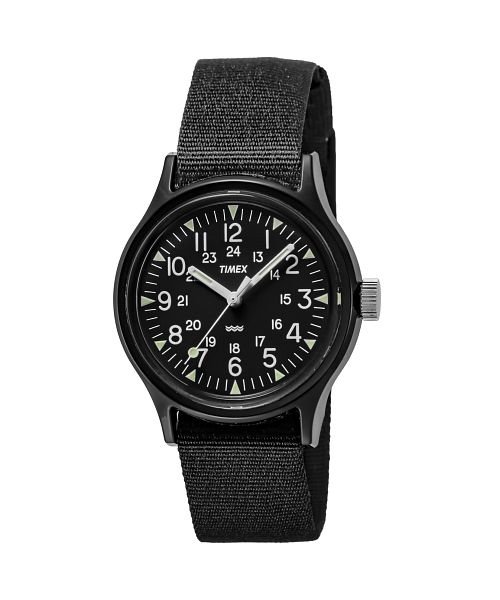 TIMEXS(タイメックス)/TIMEX(タイメックス) オリジナルキャンパー36mm TW2R13800 ユニセックス ブラック クォーツ 腕時計/ブラック