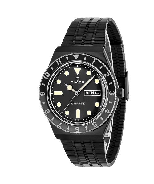 TIMEXS(タイメックス)/TIMEX(タイメックス) QTIMEX TW2U61600 メンズ ブラック クォーツ 腕時計/ブラック