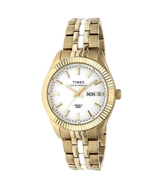TIMEXS(タイメックス)/TIMEX(タイメックス) ウォ－ターベリー TW2U82900 レディース ホワイト クォーツ 腕時計/ホワイト